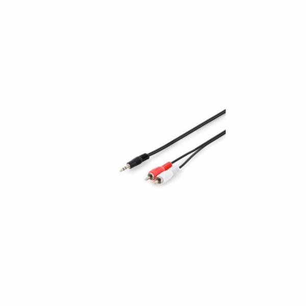 Digitus Audio adapter cable, stereo 3.5mm - 2x RCA M/M, 2...