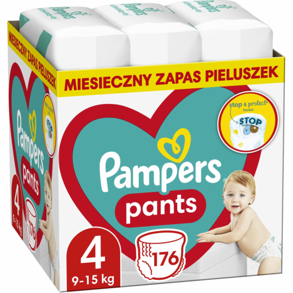 Pampers Pants Plenkové Kalhotky Velikost 4, 9 kg - 15 kg,...