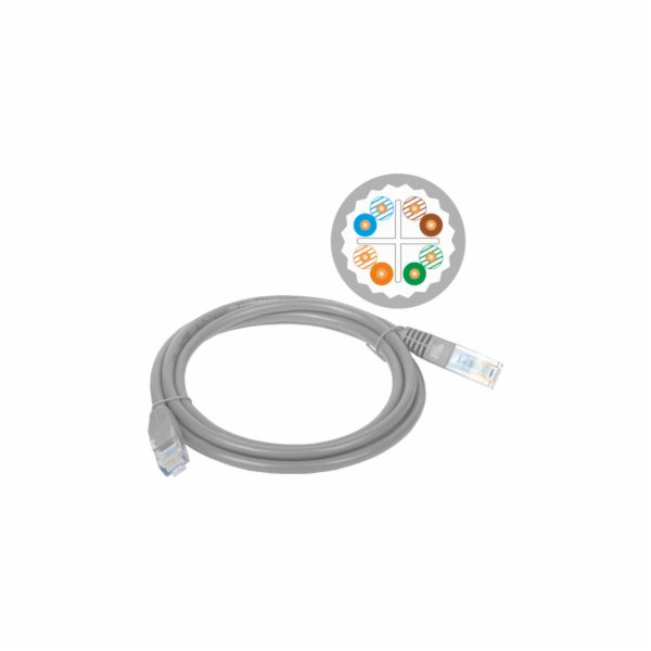 A-LAN KKU6ASZA2.0 networking cable Grey 2 m Cat6a U/UTP (...