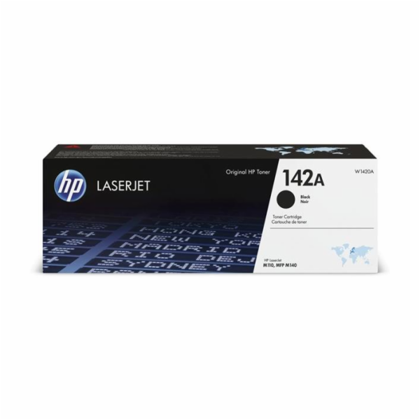 HP Černá originální tonerová kazeta 142A LaserJet