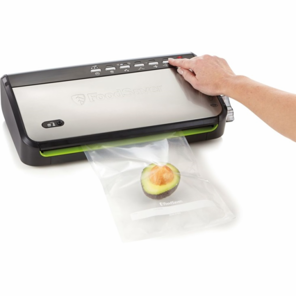 FoodSaver FFS005X vakuová balička 0,5 mbar Černá, Nerezov...