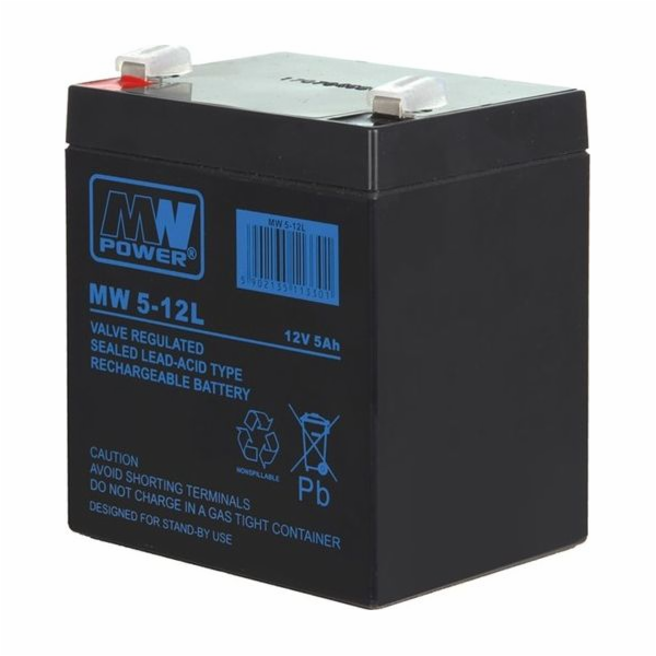 MPL MW POWER MW 5-12L UPS olověný akumulátor 