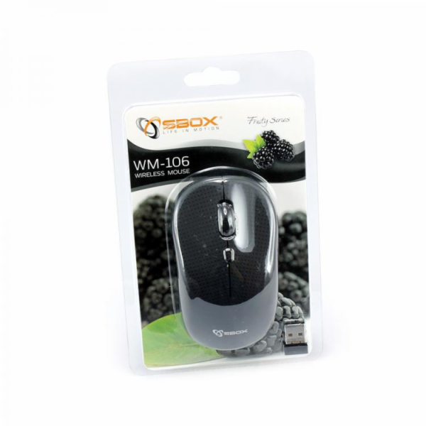 Sbox WM-106 Wireless Optical Mouse Black