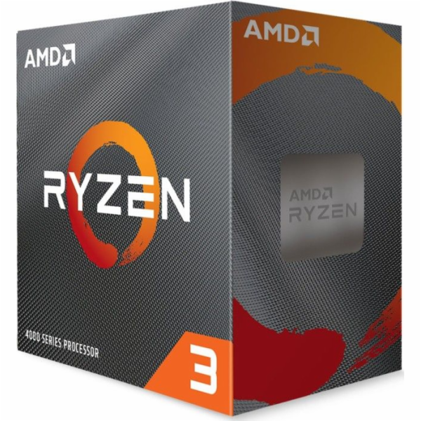 CPU AMD RYZEN 3 4100, 4-core, 3.8GHz, 6MB cache, 65W, soc...