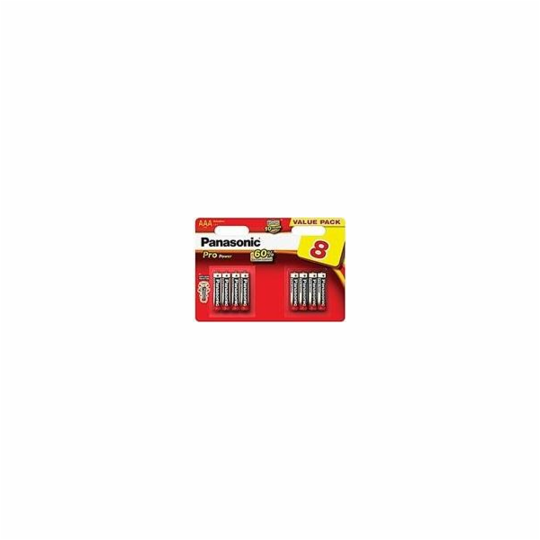 1x8 Panasonic Pro Power LR 03 Micro AAA