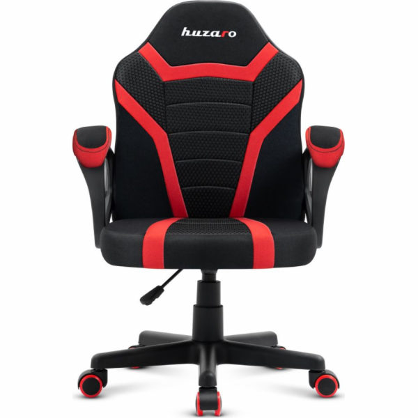 Herní židle pro děti Huzaro Ranger 1.0 Red Mesh, černá, č...