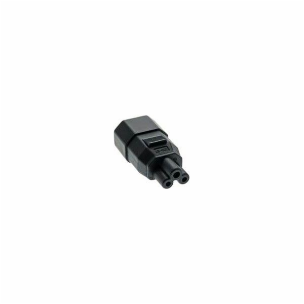 Adaptér IEC C14 na IEC C5 "trojlístek" napětí 230V, 10A