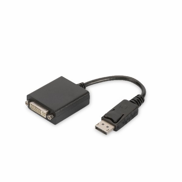 Digitus DisplayPort adapter cable, DP - DVI (24+5) M/F, 0...