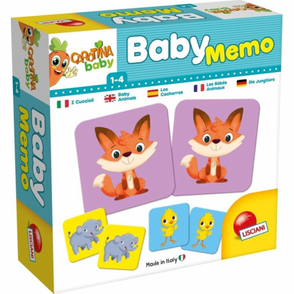 Pexeso Liscianigioch Carotina Baby - zvířátka