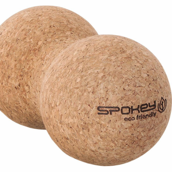 Spokey DOUBLE OAK Korkový dvojitý masážní míček