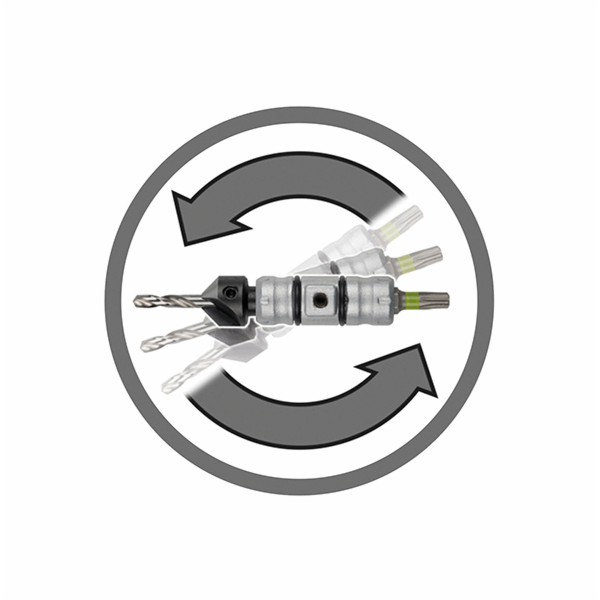 Wolfcraft FLIPBIT startovací sada 4-dílná 308200