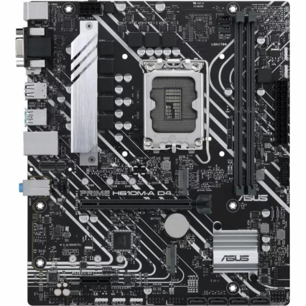 ASUS PRIME H610M-A D4-CSM, 1700, Intel H610, 2x DDR4, mATX