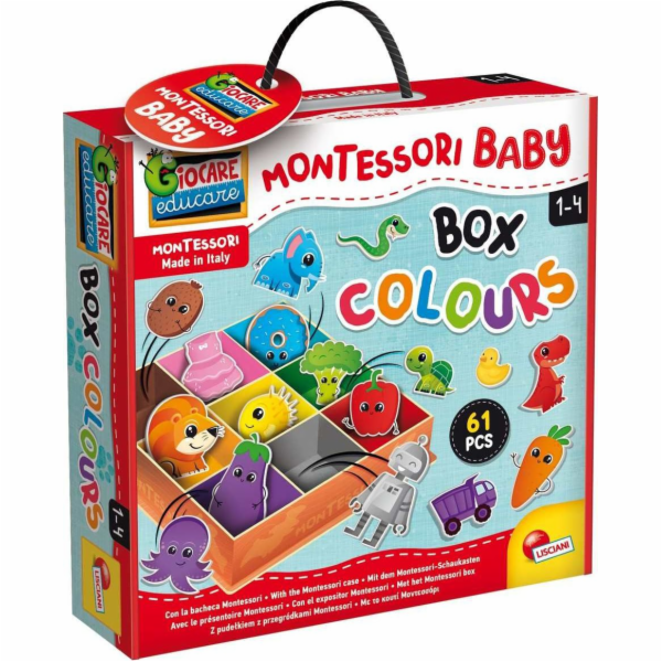Hračka Liscianigioch Montessori Baby Krabička - Barvy