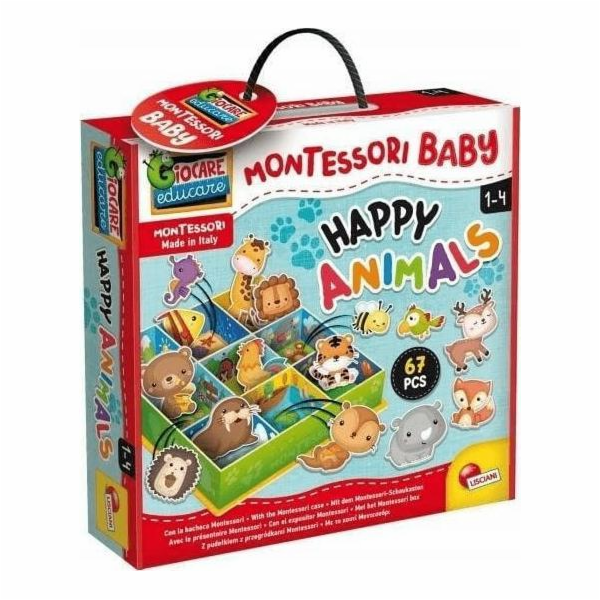 Hračka Liscianigioch Montessori Baby Krabička - Zvířátka