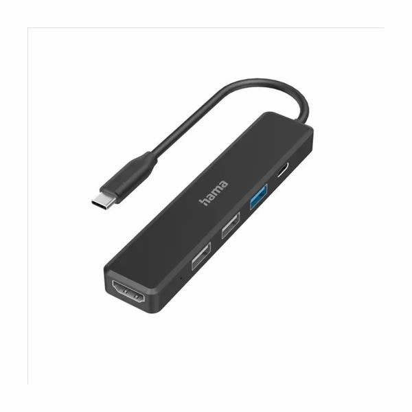 USB hub Hama USB-C multiport, 4x USB, 1x HDMI 200117