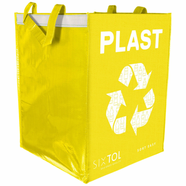 SIXTOL Taška na tříděný odpad SORT EASY PLASTIC, 30x30x40...