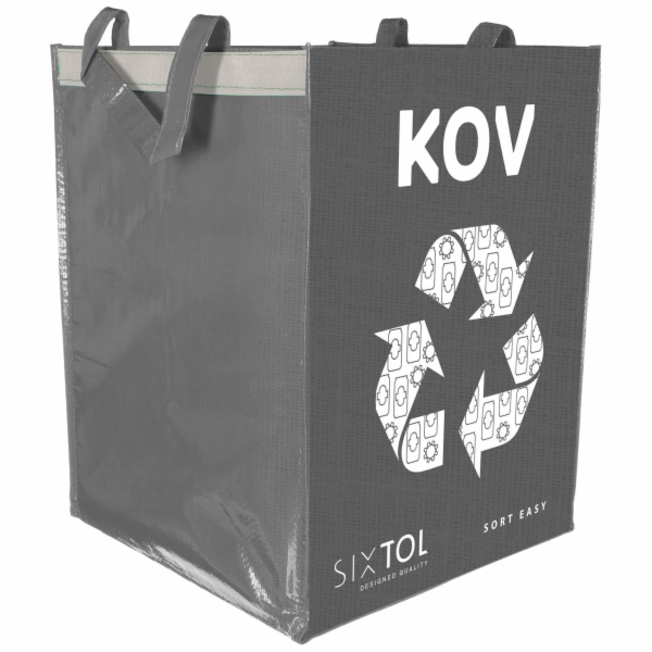 SIXTOL Taška na tříděný odpad SORT EASY METAL, 30x30x40cm...