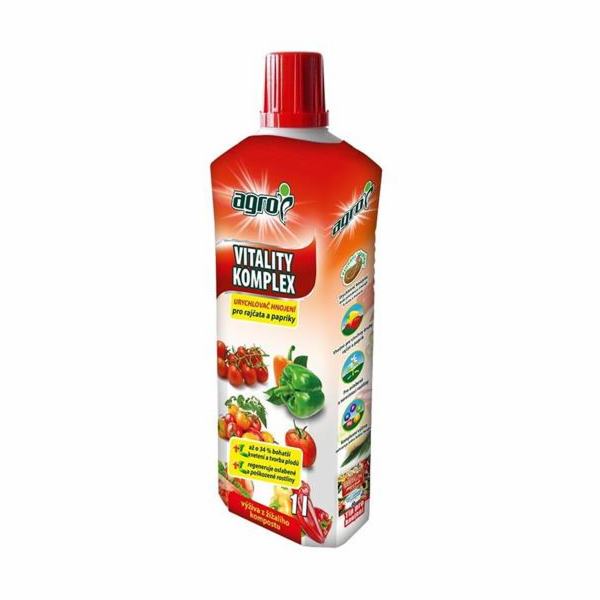 Hnojivo Agro  Vitality Komplex rajče a paprika 1 l