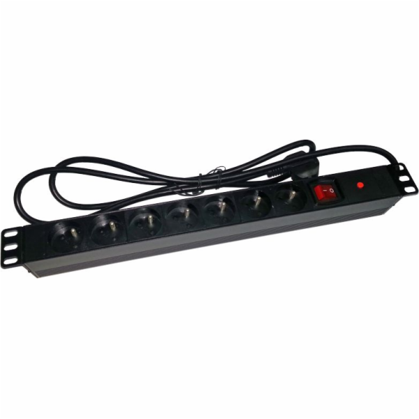 A-LAN Power strip 19 7x CEE 7/5 CEE 7/7 zástrčka s vypína...