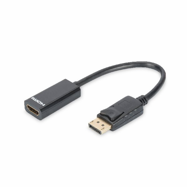 Digitus DisplayPort adapter cable, DP - HDMI type A M/F, ...