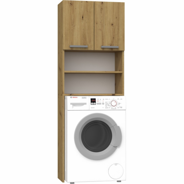 Shoptop Koupelnová skříňka nad pračku Della hnědá