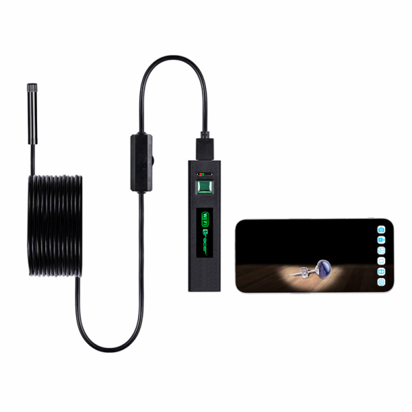 Kamera Tracer Endoskop Tracer HardWire 5m 8mm LED WiFi