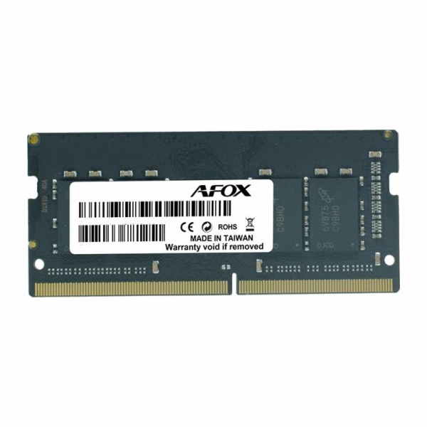 Paměť notebooku AFOX SODIMM, DDR4, 16 GB, 2666 MHz, (AFSD...