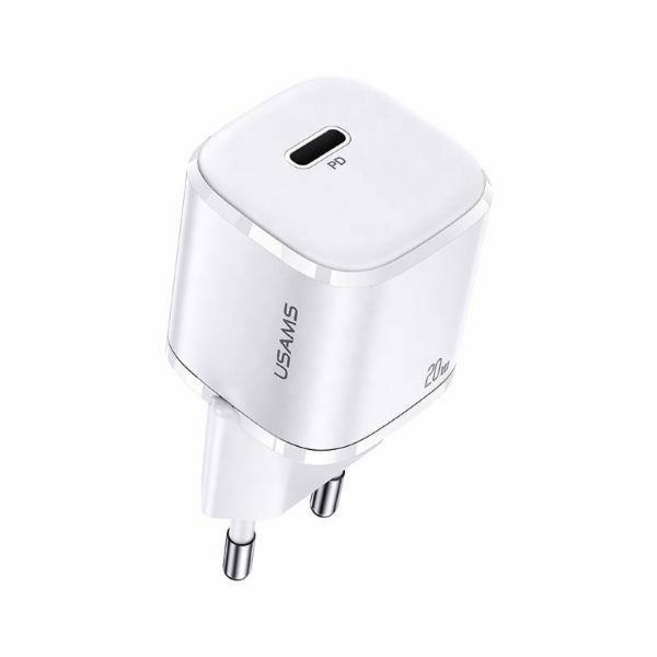 Usams nabíječka USAMS Load. síť. 1xUSB-C T36 mini 20W (po...