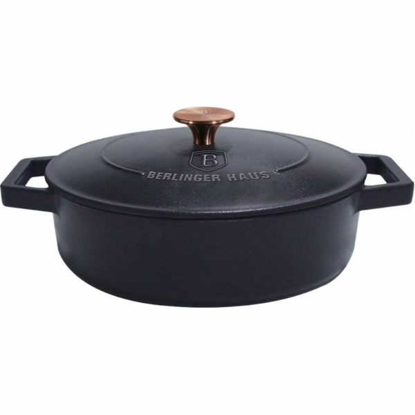 BerlingerHaus pekáč litinový s poklicí 26cm BH-6493 Black...