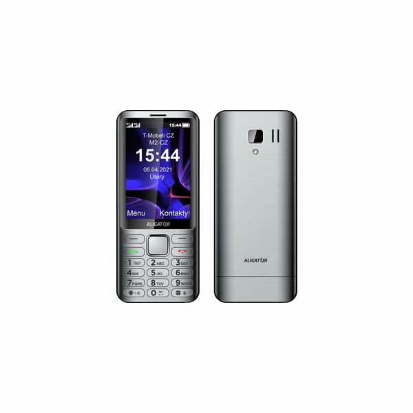 ALIGATOR D950 Dual sim stříbrný