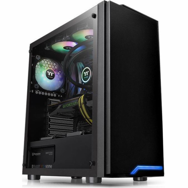 Thermaltake H100 TG Midi Tower Black