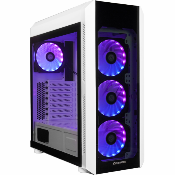 Chieftec GL-03W-OP počítačová skříň Midi Tower Bílá