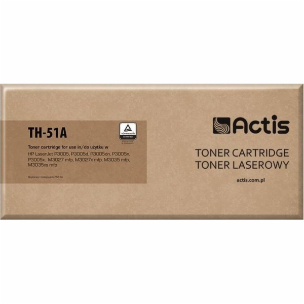 Actis Tonerová kazeta TH-51A (náhradní HP 51A Q7551A; sta...