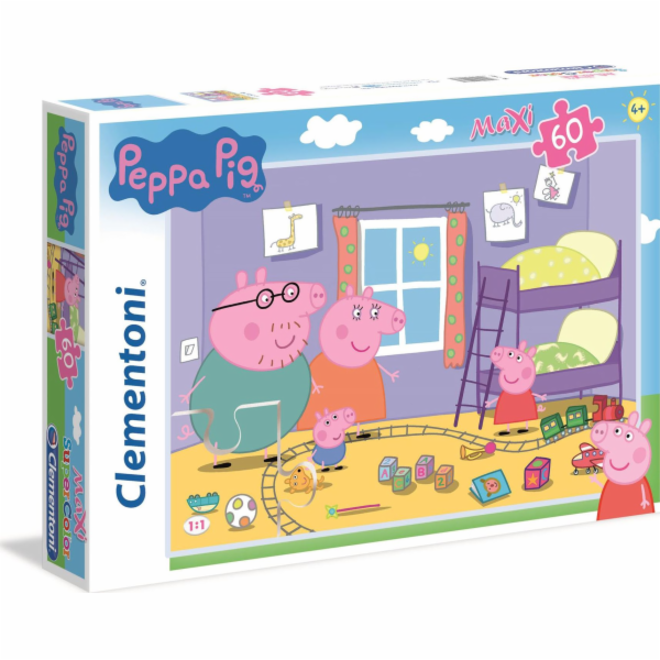 Clementoni Clementoni Puzzle 60el Maxi Peppa Pig 26438