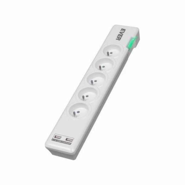 Ever Elite USB napájecí proužek s ochranou proti přepětí ...