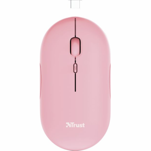 Trust Puck mouse Ambidextrous RF Wireless + Bluetooth Opt...