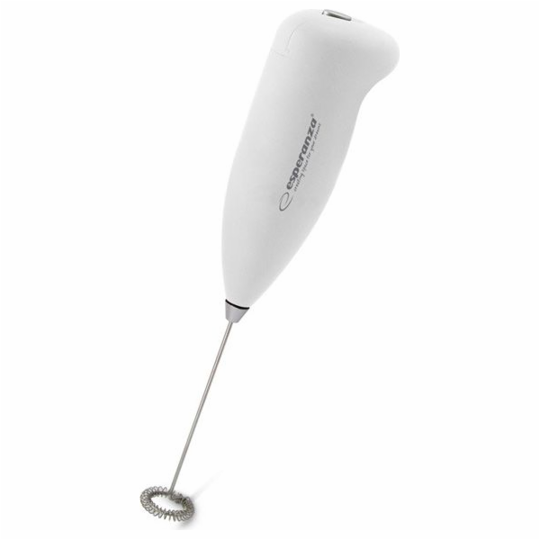 Esperanza EKF001W milk frother/warmer Handheld electric Bílá