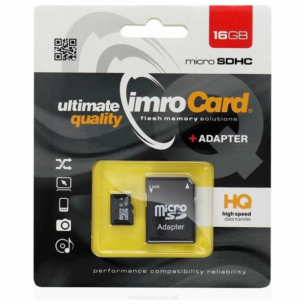 IMRO 4/16G ADP memory card 16 GB MicroSDHC Class 4