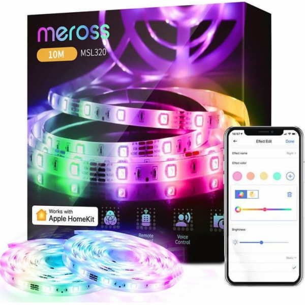 Meross Smart Wi-Fi LED Strip with RGB (2x 5m)