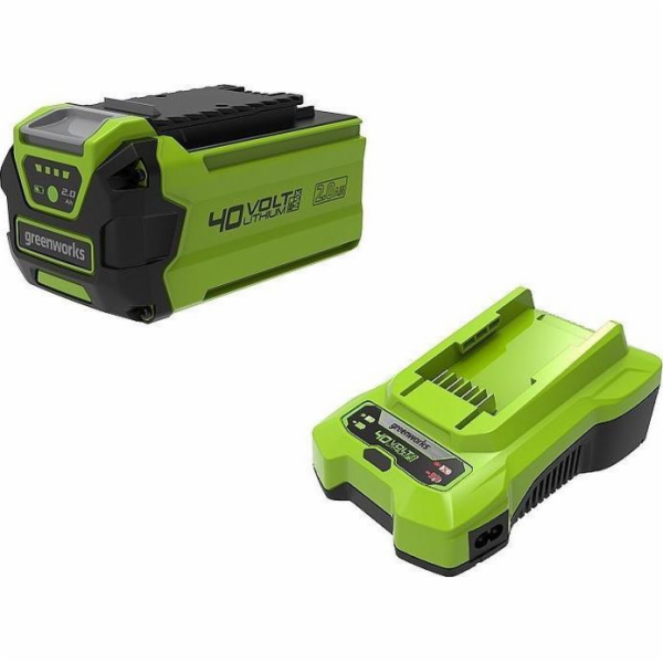 Greenworks 40V Starter Set Charger + AKU 2 AH (GSK40B2)