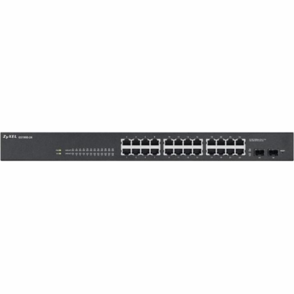 Zyxel GS1900-24 v2 26-port Gigabit Web Smart switch, 24x ...