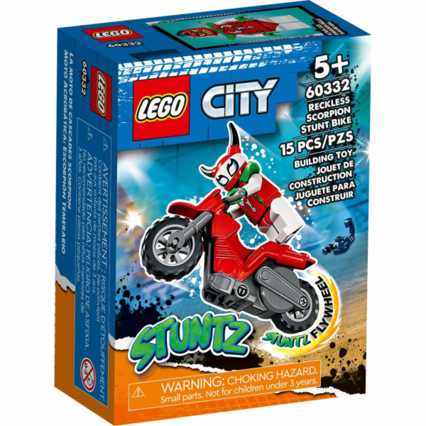 City 60332 Building Blocks Bravura Scorpion Stunt Bike