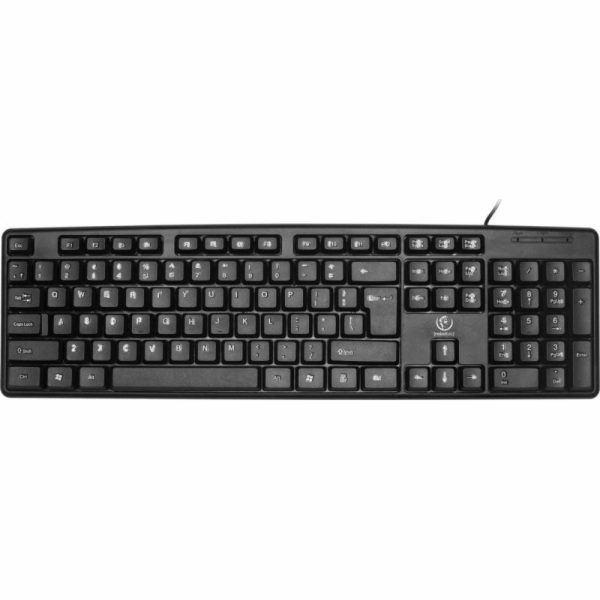 Kabelová klávesnice Rebeltec Uno Black UK (8_2285596)