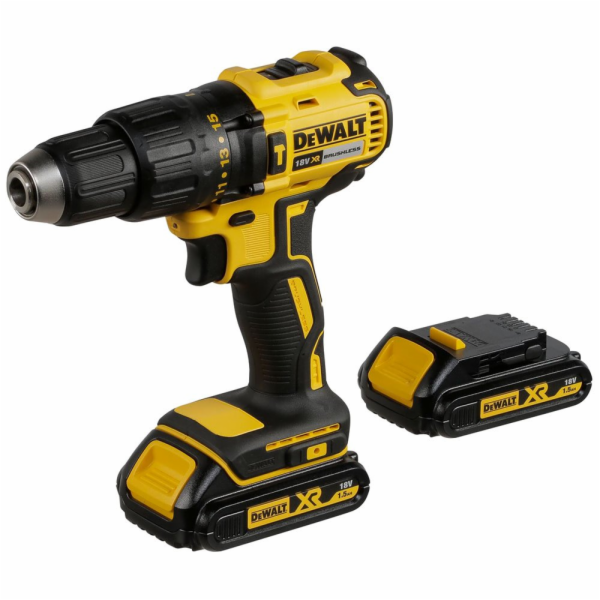 DeWALT DCD778S2T Aku bezuhlíková příklepová vrtačka 2x1,5...