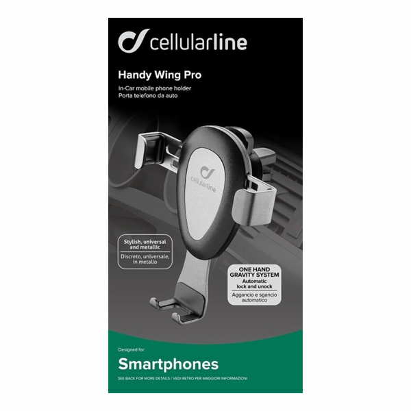 CL držák do vent., černý HANDYWINGPROK