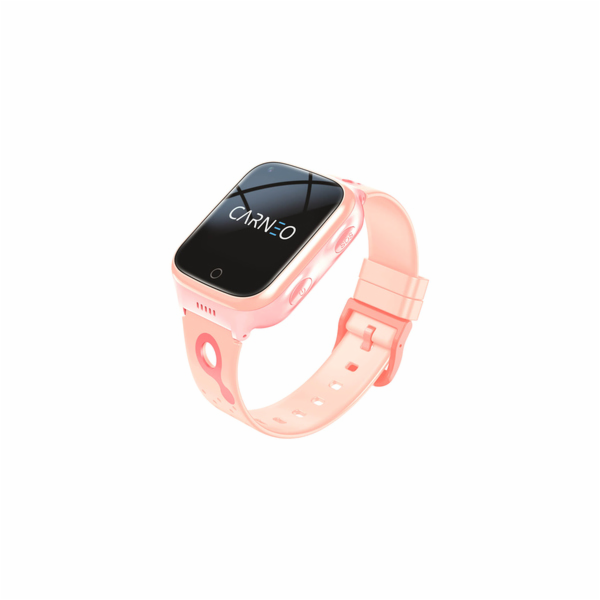 CARNEO GuardKid+ 4G Platinum dětské GPS hodinky, růžové