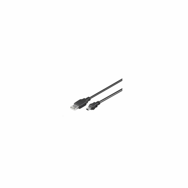 PREMIUMCORD Kabel USB 2.0 A-Mini B (5pin) propojovací 0,2m