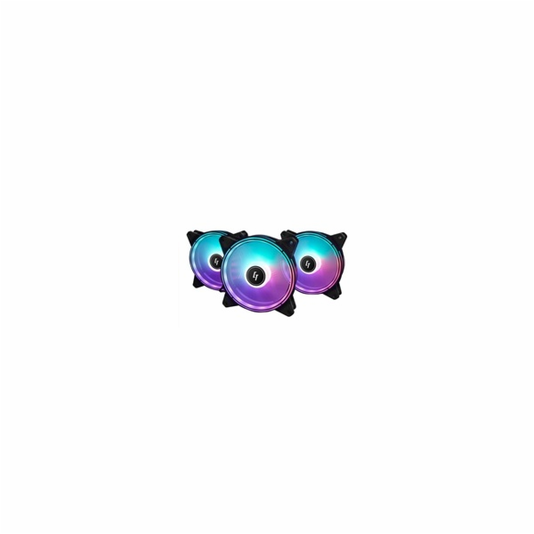 CHIEFTEC RGB větrák NF-3012-RGB, 120x120x25 mm, with 3 pi...