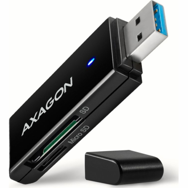 AXAGON CRE-S2N, USB-A 3.2 Gen 1 - SUPERSPEED čtečka karet...