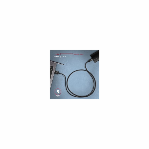AXAGON BUCM3-AM15AB, SPEED kabel USB-C <-> USB-A, 1.5m, U...